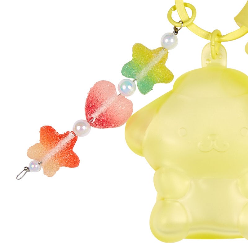 Pompompurin Gummy Candy Beaded Keychain