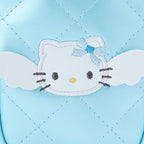 Hello Kitty Dreaming Angel Quilted Mini Zipper Pouch