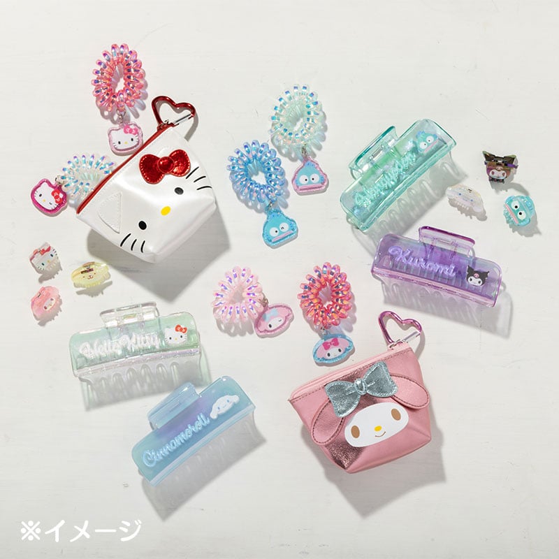 Cinnamoroll Mini Metallic Heart Clasp Zipper Pouch