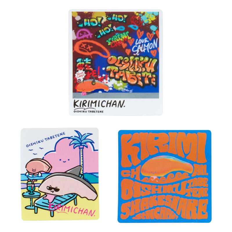 Kirimichan 10 Piece Sticker Pack, Summer Festival Forever
