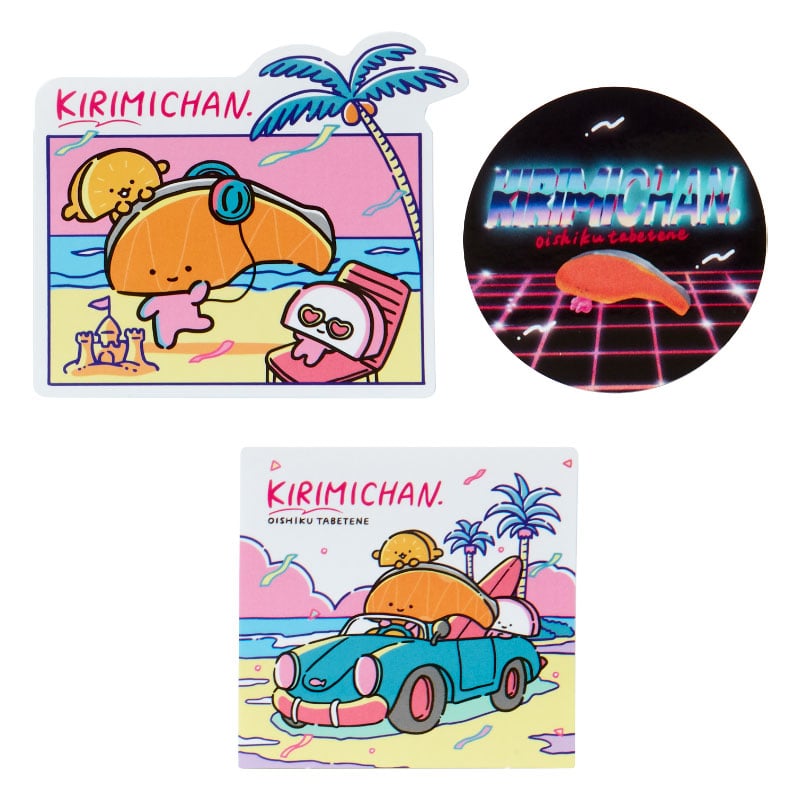 Kirimichan 10 Piece Sticker Pack, Summer Festival Forever