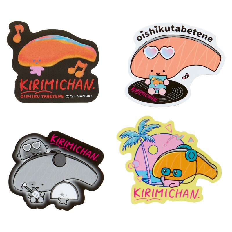 Kirimichan 10 Piece Sticker Pack, Summer Festival Forever