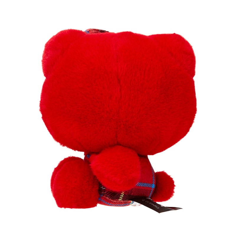 Hello Kitty 50th Anniversary Plush Mascot, Red Tartan