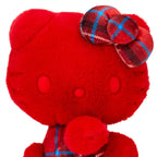 Hello Kitty 50th Anniversary Plush Mascot, Red Tartan