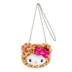 Hello Kitty Plush Mini Crossbody Bag (Leopard Pals Series)