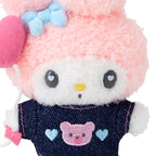 My Melody Keychain Mascot Clip, Denim Patch Series
