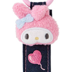 My Melody Logo Keychain, Denim Patch Series