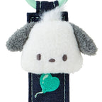 Pochacco Logo Keychain, Denim Patch Series