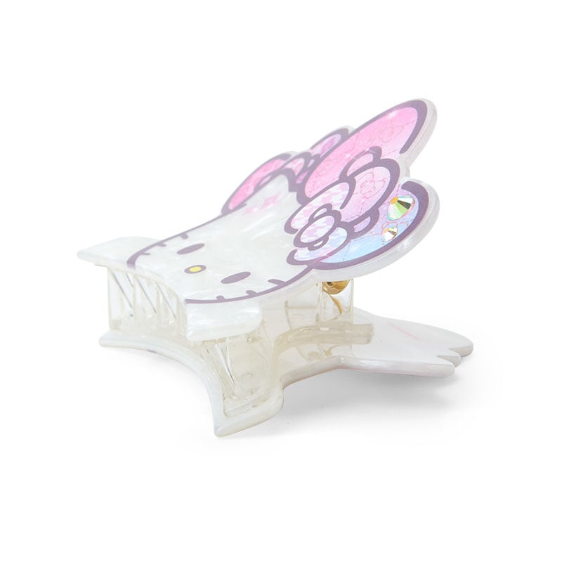 Hello Kitty Face Hair Clip with Sparkling Stones, 50th Anniversary