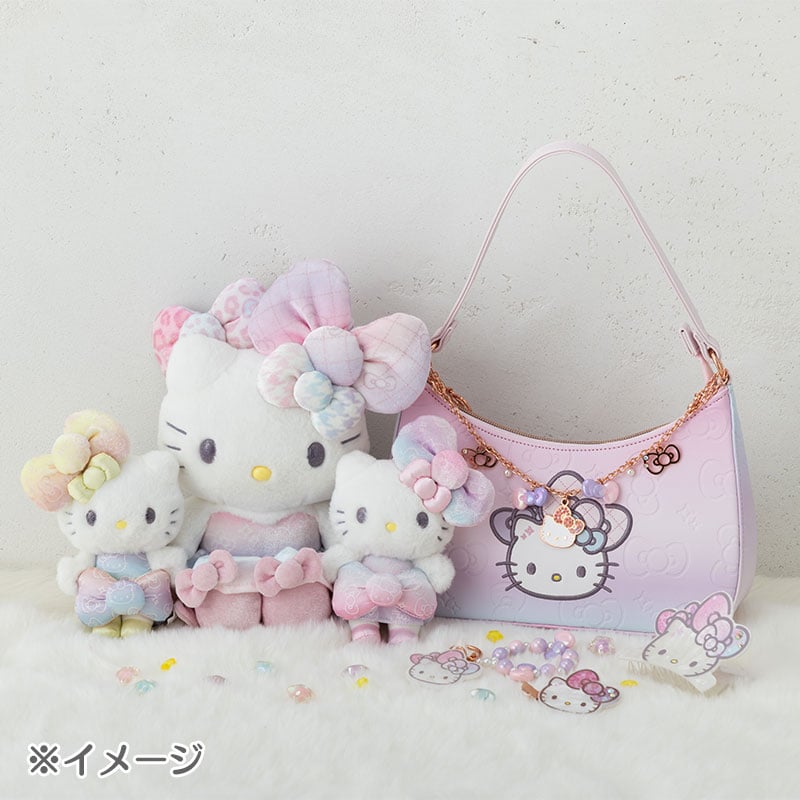 Hello Kitty Face Hair Clip with Sparkling Stones, 50th Anniversary