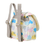 Sanrio Baby Organic Cotton Toddler Backpack, Colorful Clouds