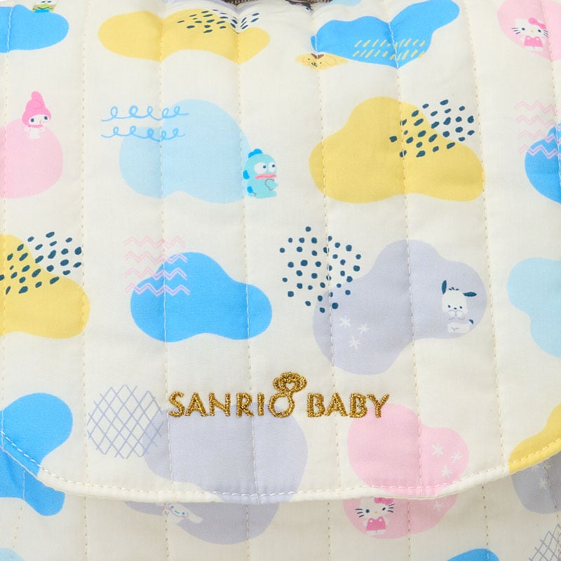 Sanrio Baby Organic Cotton Toddler Backpack, Colorful Clouds