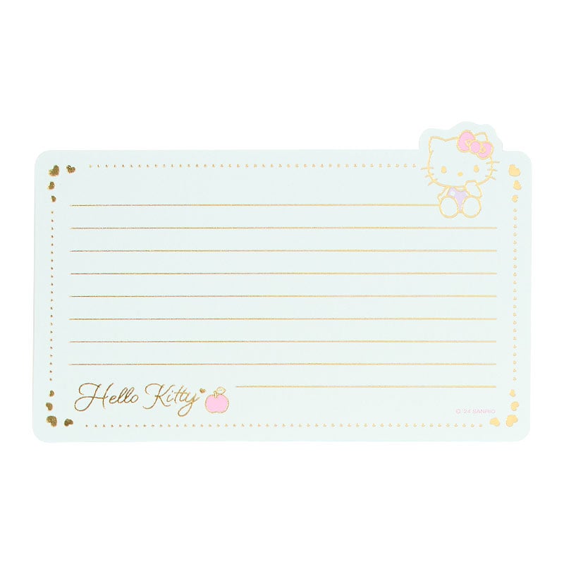 Hello Kitty Gold-Foil Lined Letter Set with Envelopes and Seals