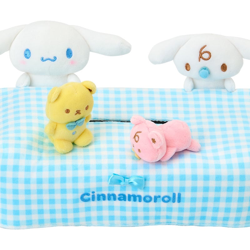 Cinnamoroll Besties Gingham Soft Poly Tissue Box Cover