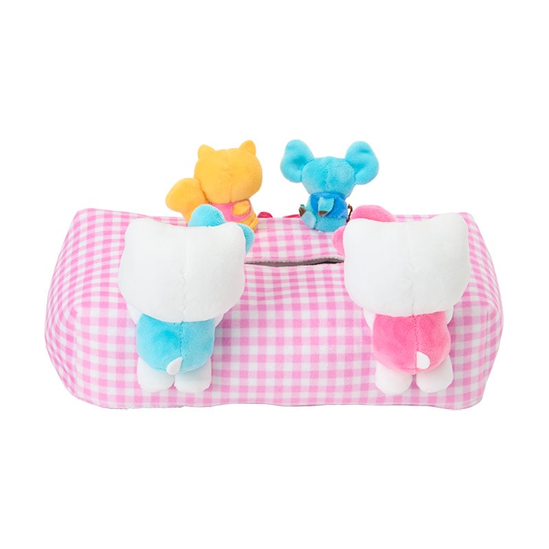 Hello Kitty Besties Gingham Soft Poly Tissue Box Cover
