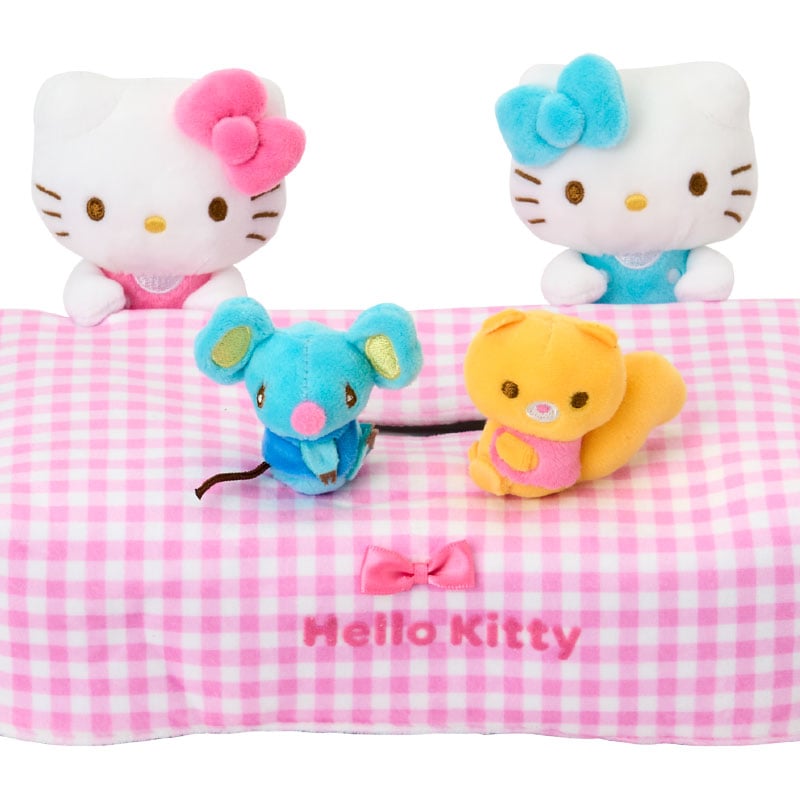 Hello Kitty Besties Gingham Soft Poly Tissue Box Cover