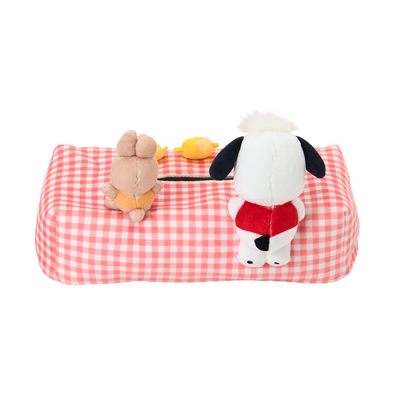 Pochacco Besties Gingham Soft Poly Tissue Box Cover
