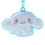 Cinnamoroll Retro Reflective PVC Push Clasp Keychain, Sanrio Forever Series