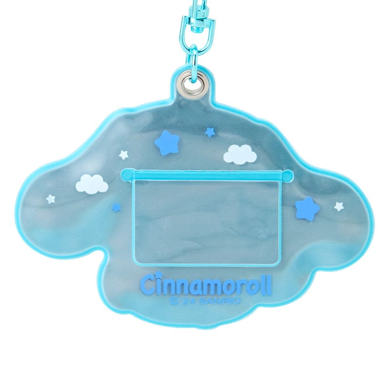 Cinnamoroll Retro Reflective PVC Push Clasp Keychain, Sanrio Forever Series