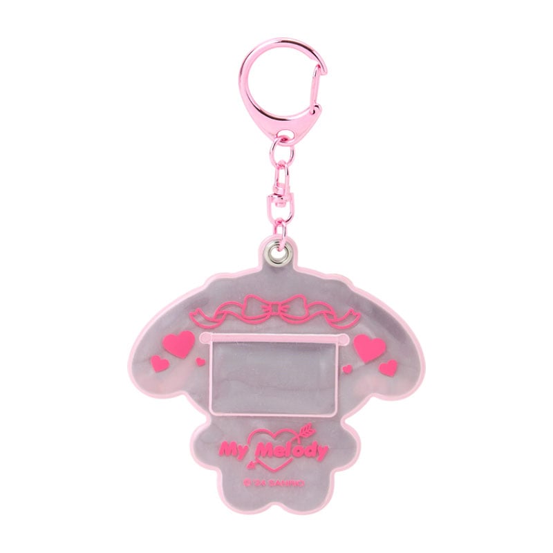 My Melody Retro Reflective PVC Push Clasp Keychain, Sanrio Forever Series