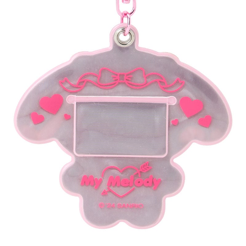 My Melody Retro Reflective PVC Push Clasp Keychain, Sanrio Forever Series