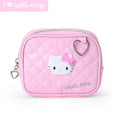 Hello Kitty Pink Quilted Zipper Pouch (I Love Hello Kitty Series)