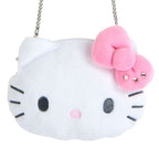 Hello Kitty Pink Plush-Feel Micro Mini Crossbody with Chain Strap