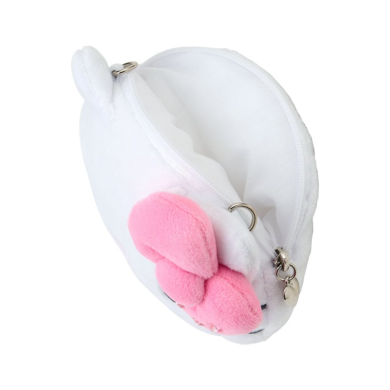 Hello Kitty Pink Plush-Feel Micro Mini Crossbody with Chain Strap
