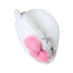 Hello Kitty Pink Plush-Feel Micro Mini Crossbody with Chain Strap