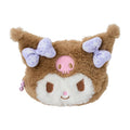 Kuromi Plush Mini Face Pouch (Retro Pastel Series)