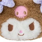 Kuromi Plush Mini Face Pouch, Retro Pastel Series