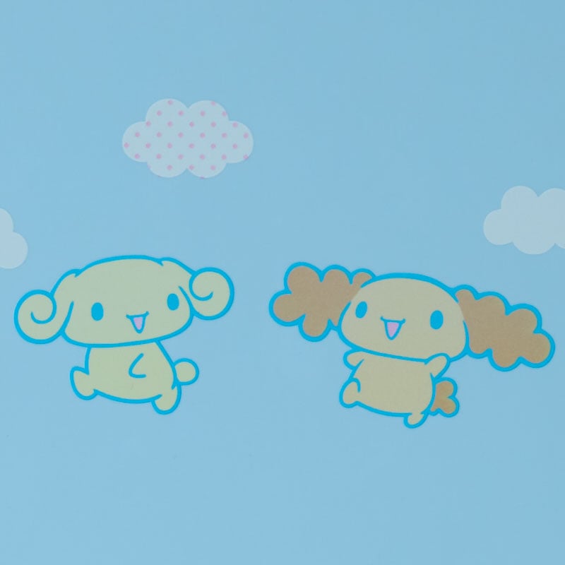 Cinnamoroll Mini Snap-Close PVC Storage Suitcase with Window, Sanrio Forever Series