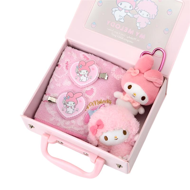 My Melody Mini Snap-Close PVC Storage Suitcase with Window, Sanrio Forever Series