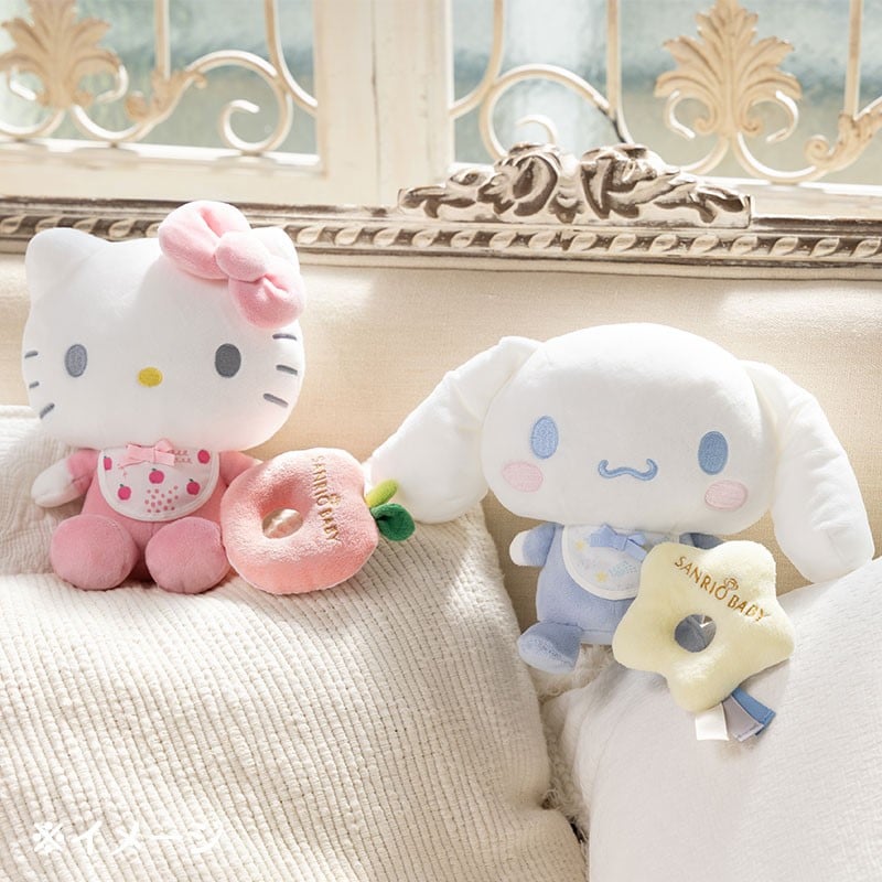 Sanrio Baby Cinnamoroll Plush and Rattle Gift Set