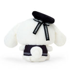 Cinnamoroll 8 Inch Silver Houndstooth Plush with Embroidered Details