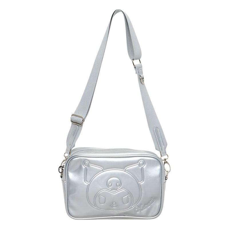 Kuromi Crossbody Bag (Silver Houndstooth Series)