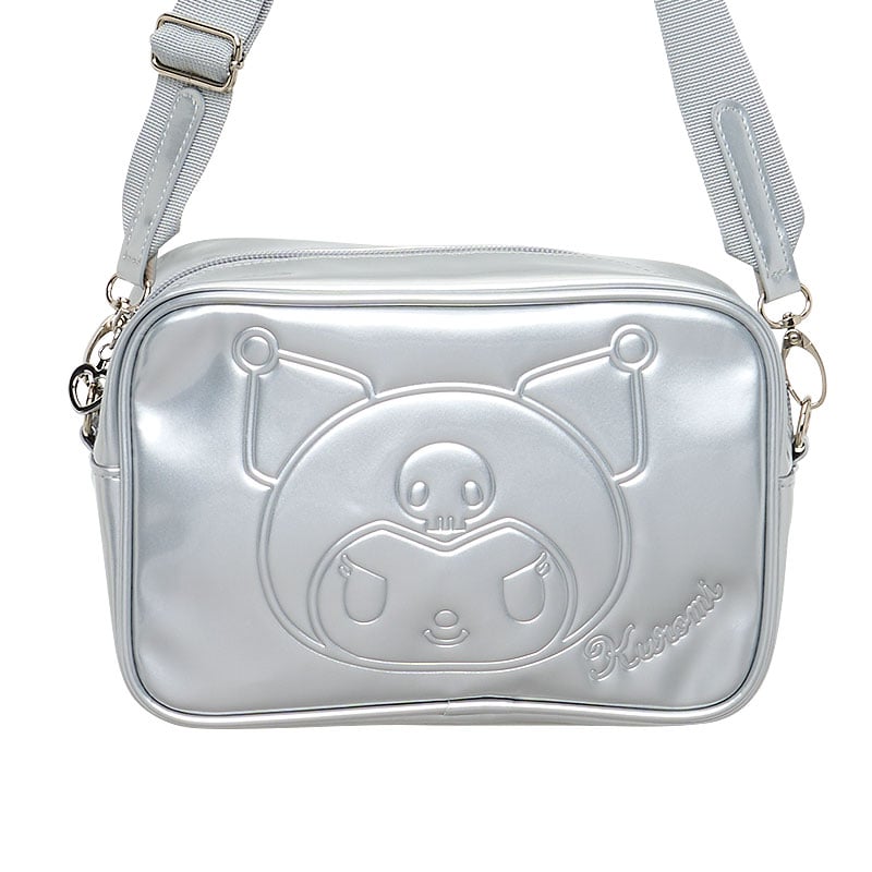 Kuromi PU Leather Houndstooth Crossbody Bag