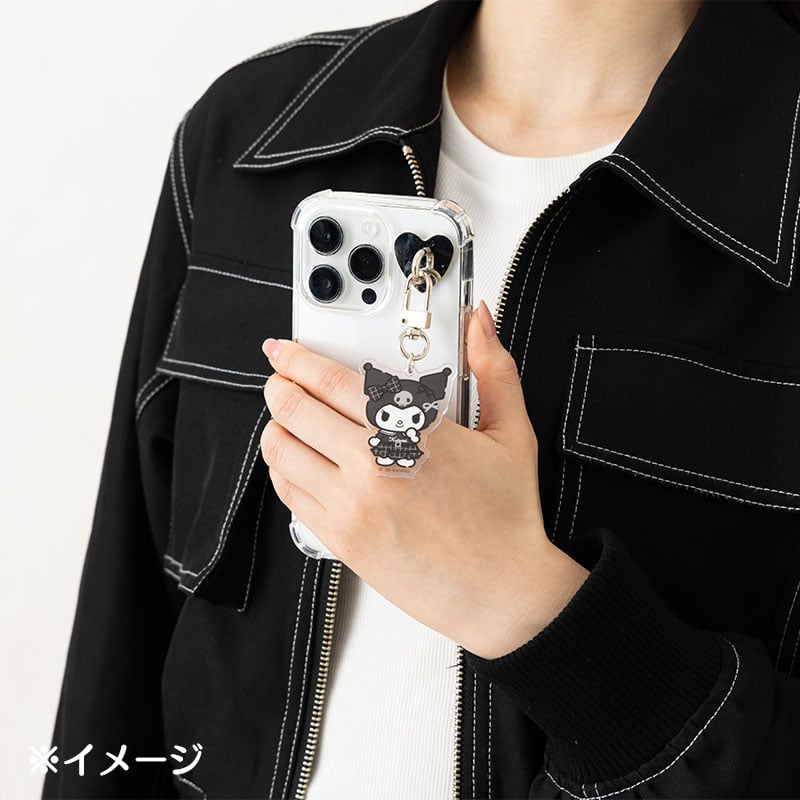 Cinnamoroll Silver Houndstooth DIY Smartphone Charm Set