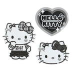 Hello Kitty Silver Houndstooth DIY Smartphone Charm Set