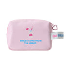 Hello Kitty Cloud Soft Mini Zipper Handy Pouch with Heart Pull