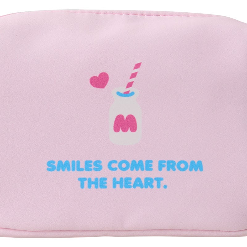 Hello Kitty Cloud Soft Mini Zipper Handy Pouch with Heart Pull