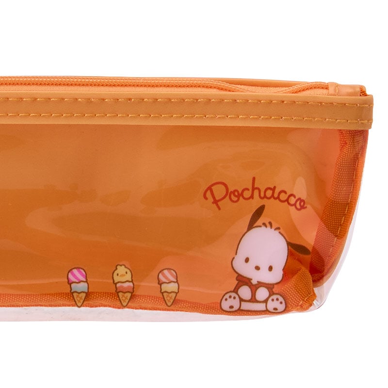 Pochacco Slim Poly Pencil Pouch with Clear Window