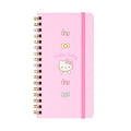 Hello Kitty Slim Spiral Notebook (Elastic Closure)