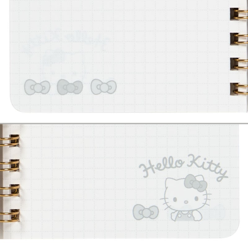 Hello Kitty Slim Ruled Spiral Notebook with Elastic Closure