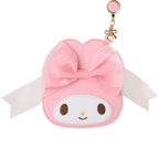 My Melody 50th Anniversary Ribbon Card Case with Key Reel