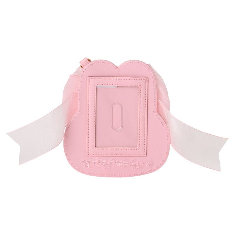 My Melody 50th Anniversary Ribbon Card Case with Key Reel