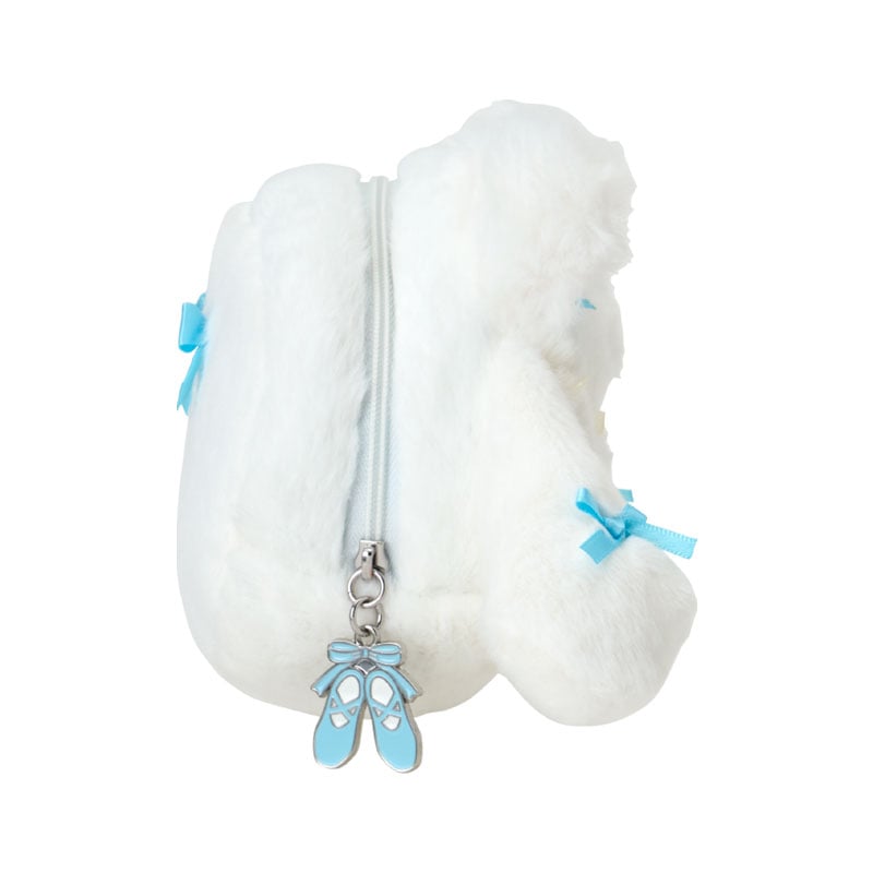 Cinnamoroll Plush Zipper Pouch with Kitten-Ear Headdress, Ballet Kitten Series
