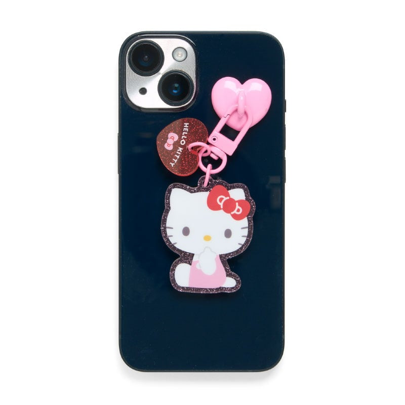 Hello Kitty Adhesive Acrylic Smartphone Charm with Removable Clip