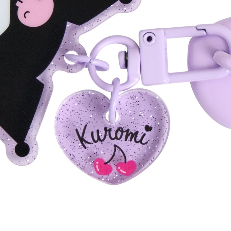 Kuromi Adhesive Acrylic Smartphone Charm with Removable Clip