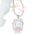 Hello Kitty Beaded Removable Smartphone Charm, Ballet Kitten Series